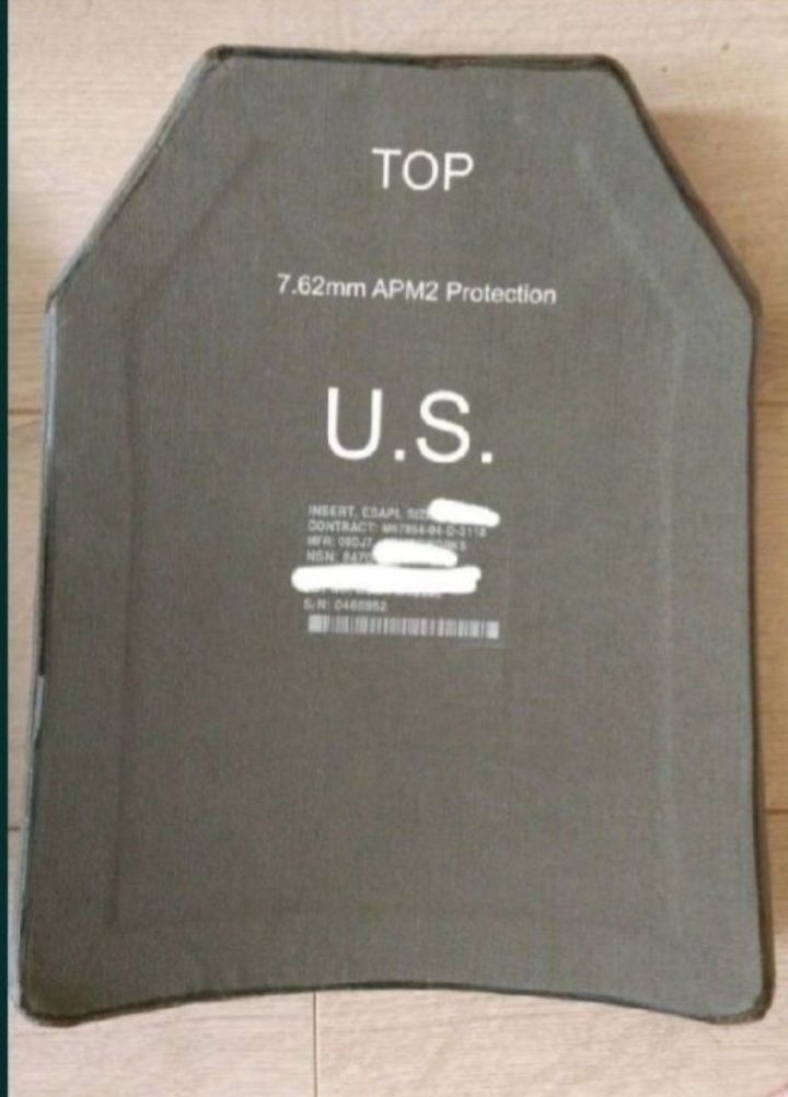 2 ESAPI 4+ USA  armorworks U.S. płyty sapi