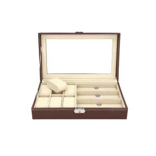 Etui pudełko na zegarki i biżuterię / okulary