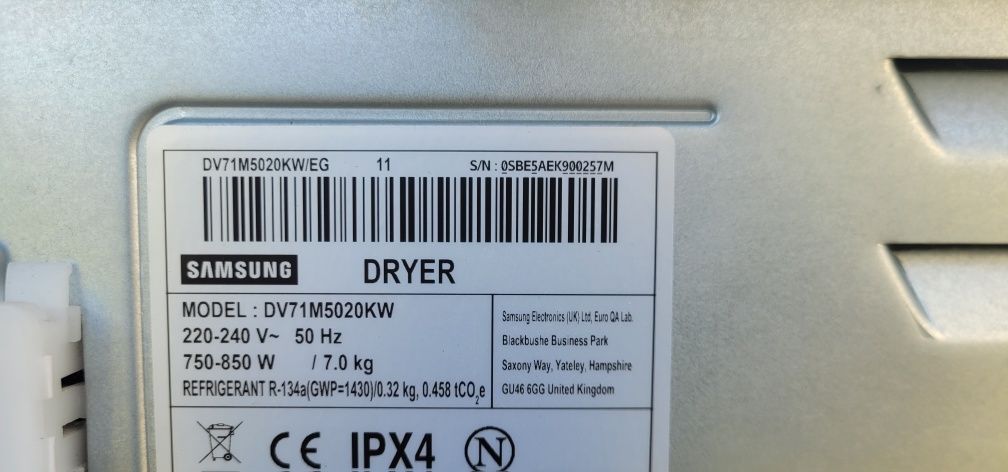 Suszarka do prania, ubrań SAMSUNG OptimalDry 7kg z pompą ciepła