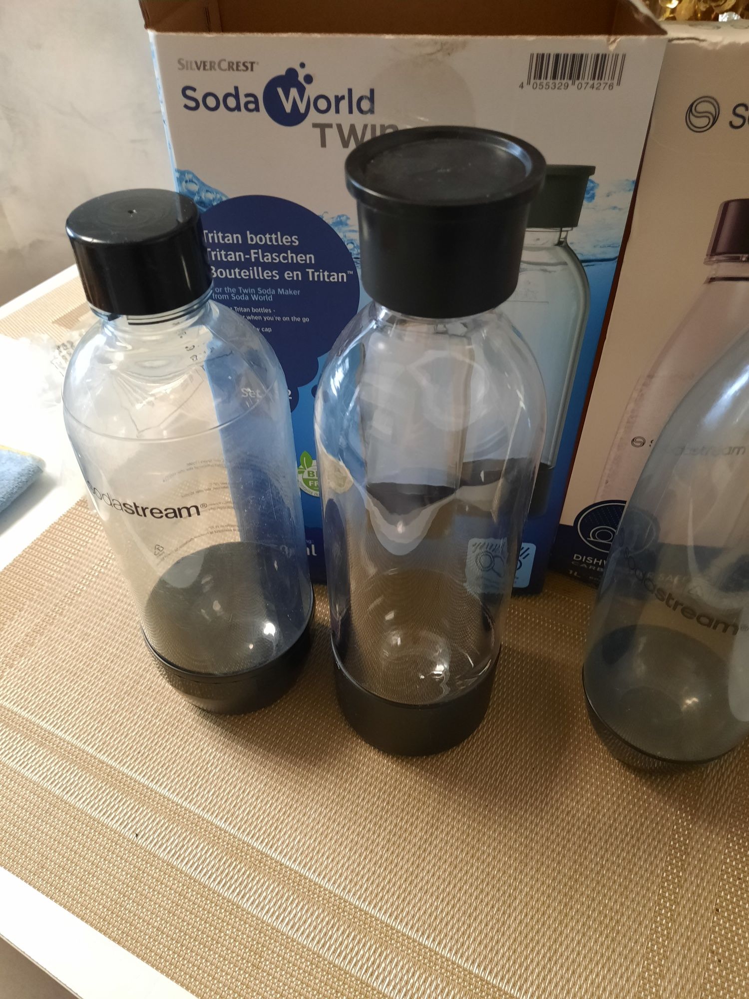 Butelki do Saturatora Sodastreem  0,85 l i 1 l
