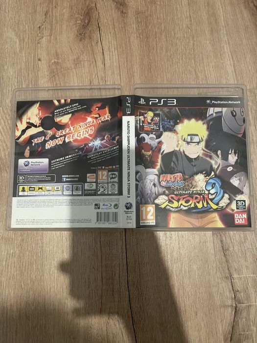 Naruto Shippuden Ultimate Ninja Storm 3 PS3 CIB (Naruto GokuSuit card)