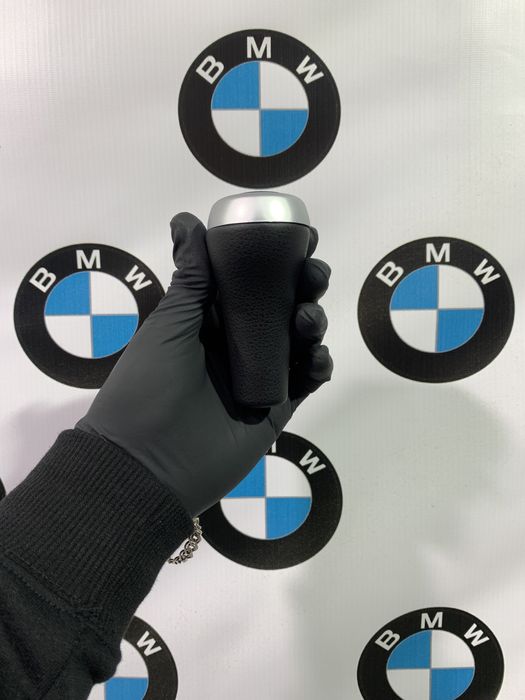 Ручка кпп довга сірий декор Bmw E32 E34 E36 E38 E39 E46 E53 E60