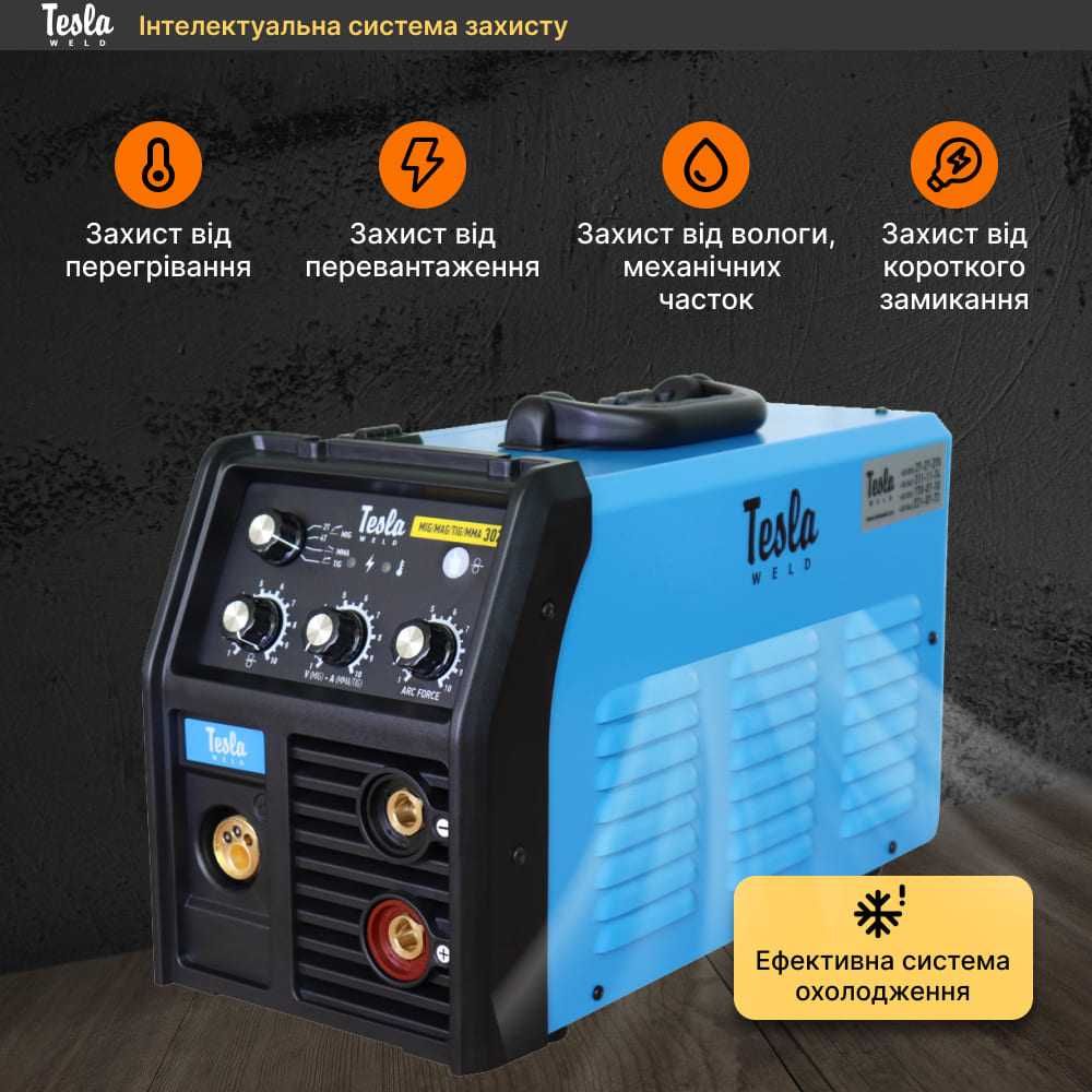 Сварочный полуавтомат Tesla Weld MIG/MAG/FCAW/TIG/MMA 302