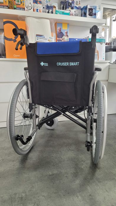 Wózek inwalidzki aluminiowy NOWY ZA DARMO ZE ZLECENIEM NFZ Reha Fund