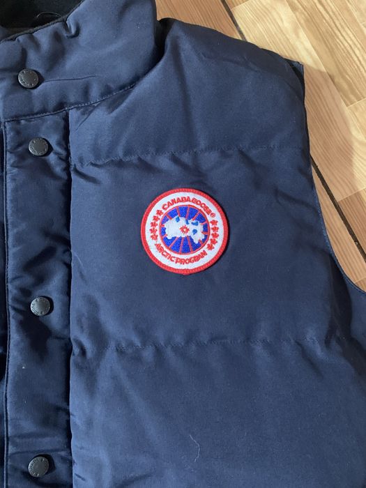 Дутая пуховая жилетка Canada goose оригинал идеал drill drip дрилл др