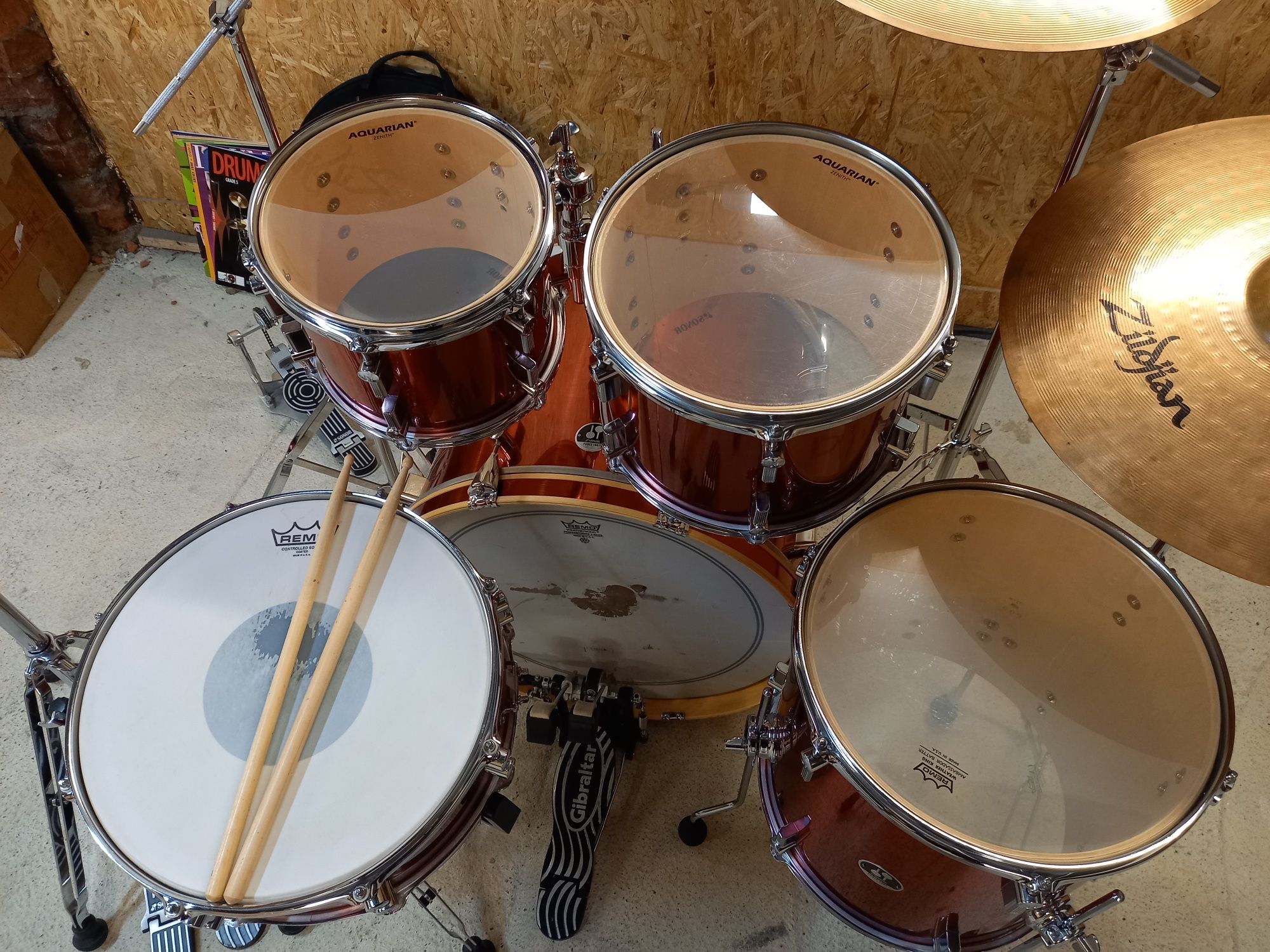 Perkusja Sonor Force 1007 Full zestaw z talerzami Zildjian + hardware