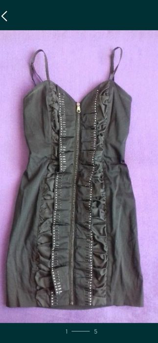 MORGAN sukienka mała czarna r.34