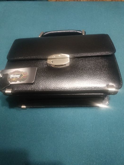 Турецкая кожаная мужская барсетка