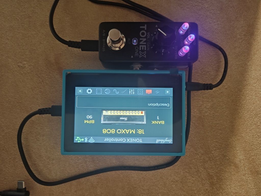 Kontroler Tonex One Dotyk Bluetooth MIDI Wi-Fi