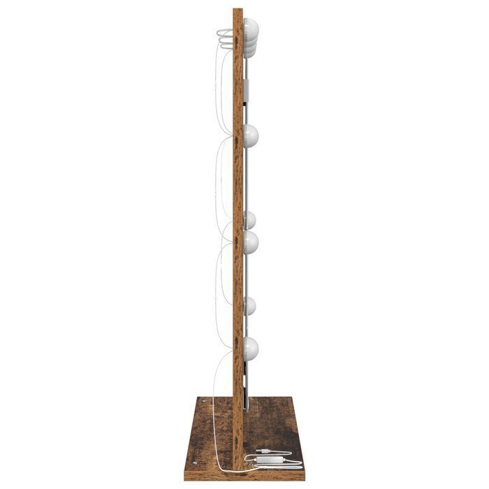 Vidaxl Lustro Toaletki Stare Drewno Drewno Lite 70 X 50 X 18 Cm Lustro