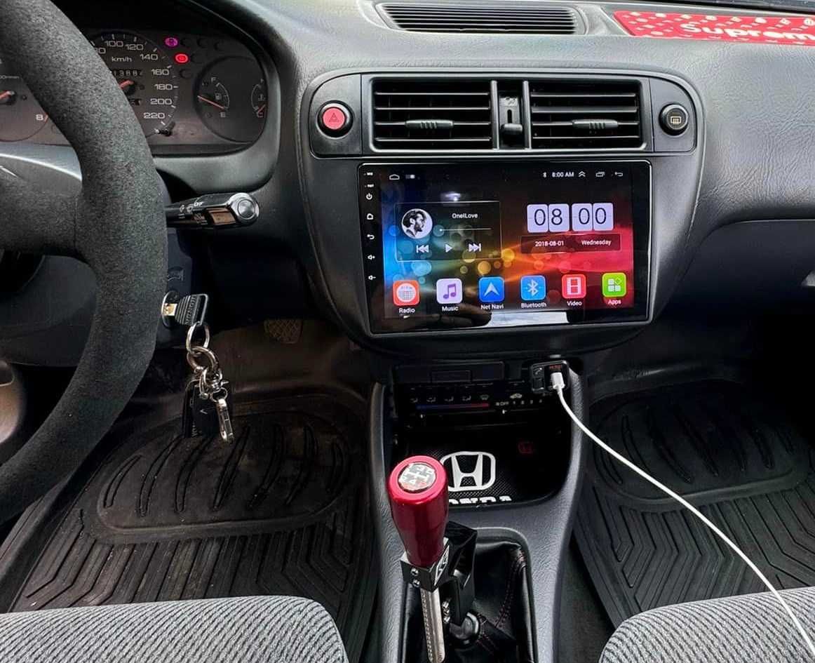 Rádio 2DIN Honda CIVIC MK6 • (1995 a 2001) • Android EK EJ EM MA MB MC