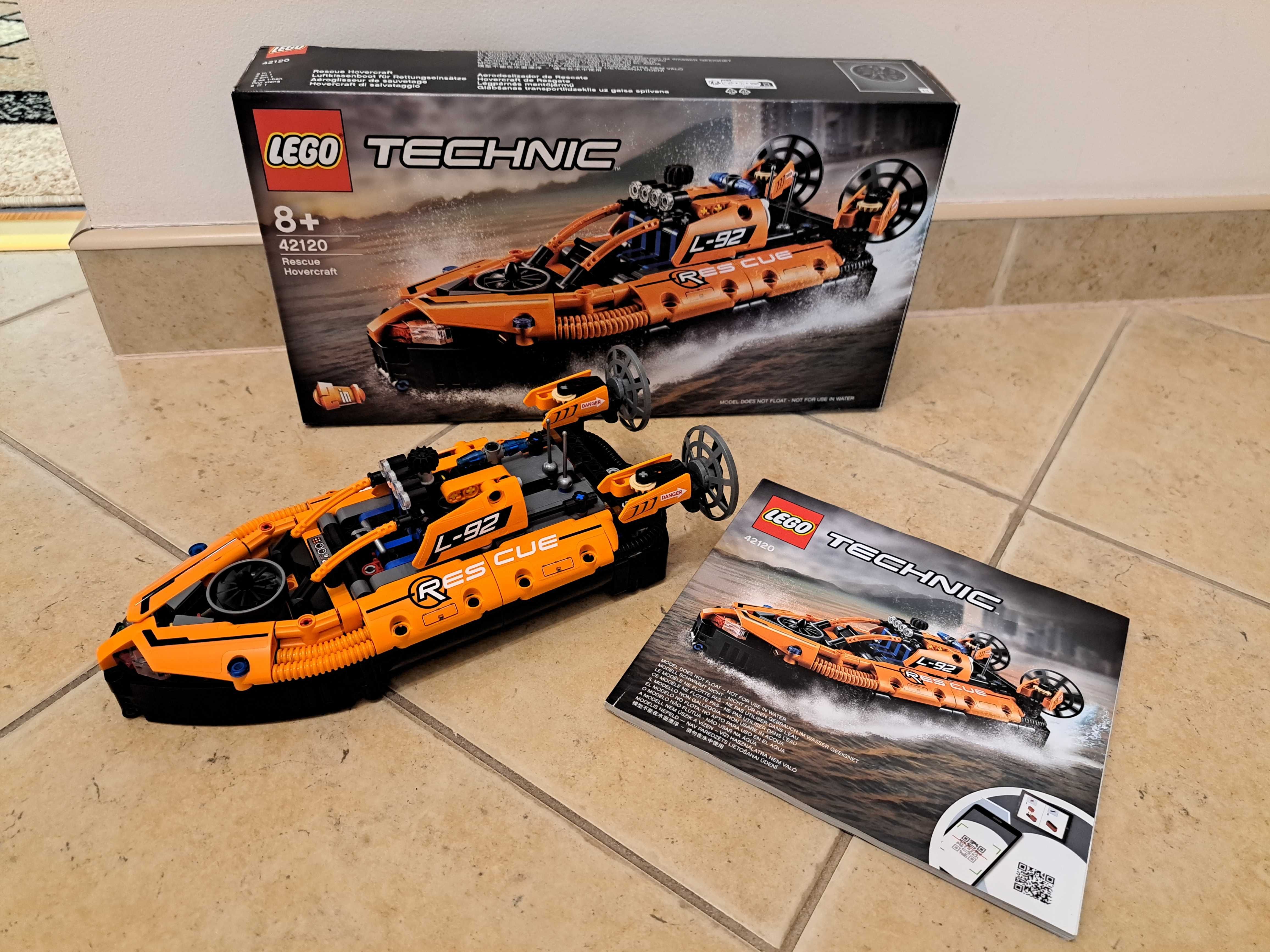 LEGO Technic Poduszkowiec ratowniczy 42120 raz złożony