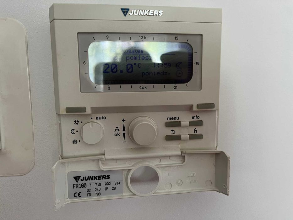 piecyk gazowy dwufunkcyjny JUNKERS ZWC 24-3 + sterownik