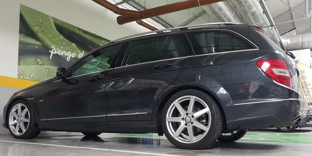 Jantes 18 AMG originais 8,5J18 ET54 . Acabamento "high-sheen" + Pneus