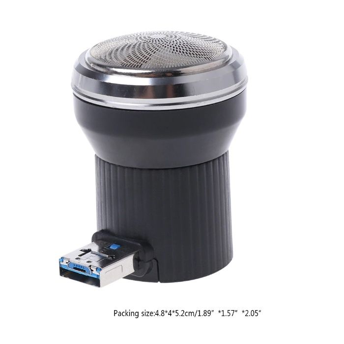 Gadget USB Mini Aparador de Barba portátil de viagem (NOVO)