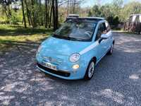 Fiat 500 Spiaggina Blue Smerfowy Chrom Piękny