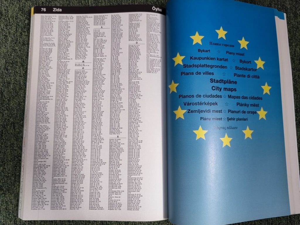 Atlas Europa, edição 1998/99 da Turinta