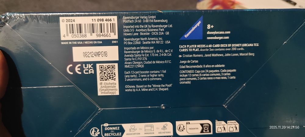 Disney lorcana display box booster