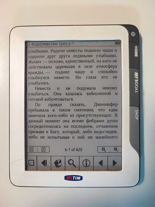 Электронная книга TIM biblet E-Ink Wi-Fi 3G 6" отличное состояние
