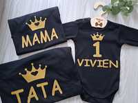 Koszulki Mama, Tata, dziecko,nowe,personalizacja