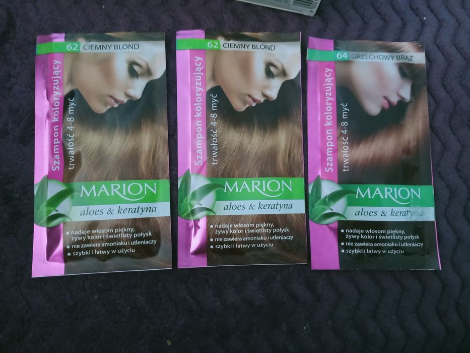 Szamponetki Marion ciemny blond