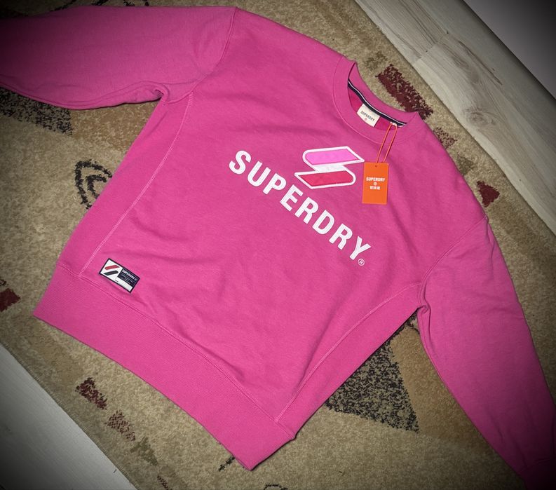 Superdry Pink Oversize bluza damska nowa