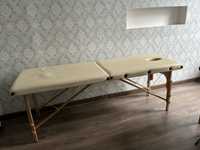 Stół, łóżko segmentowe do masażu 60x185 cm drewniane
