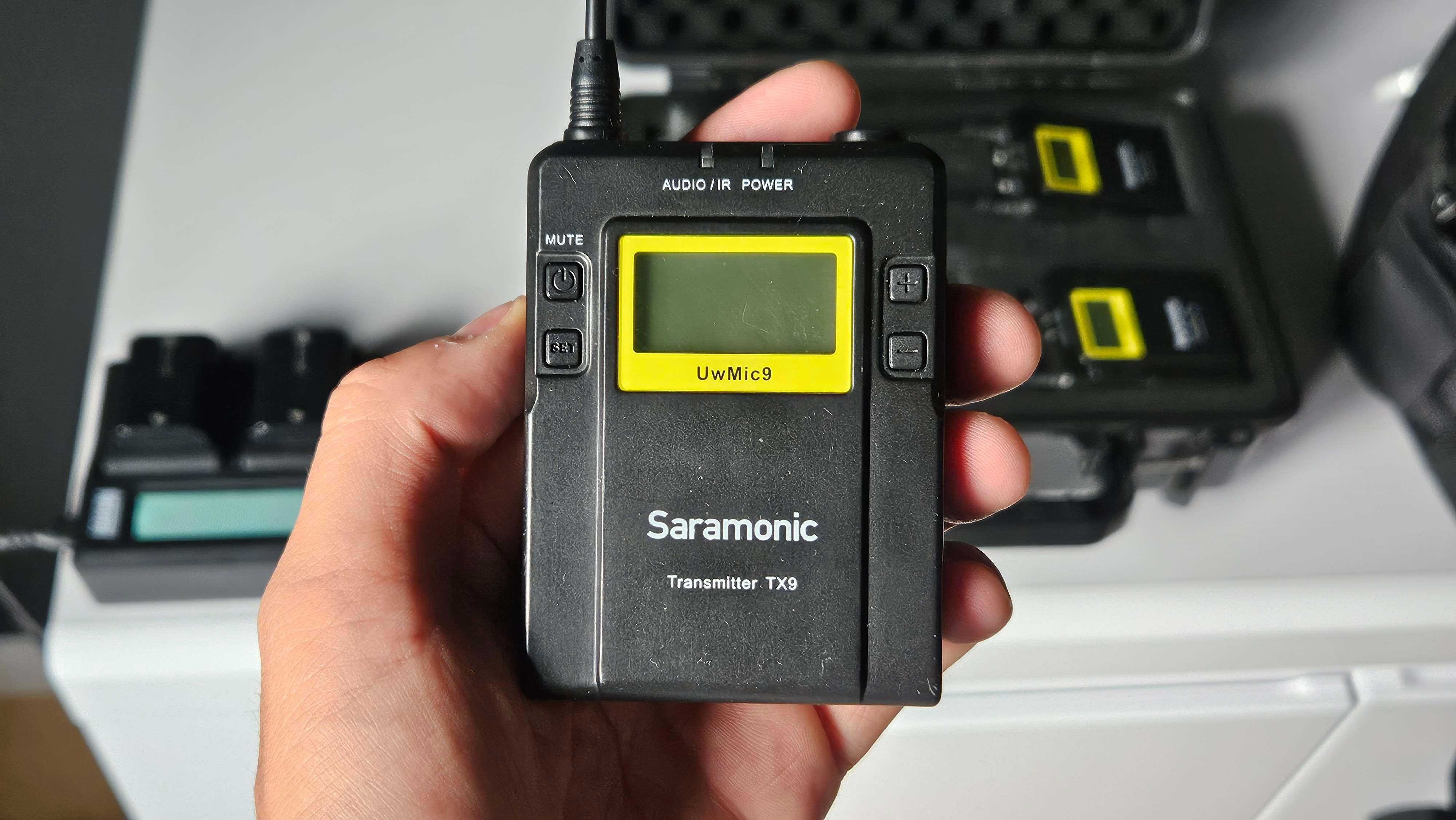 Saramonic UWMic9 - zestaw mikroportów + case (2x T, 1x R)