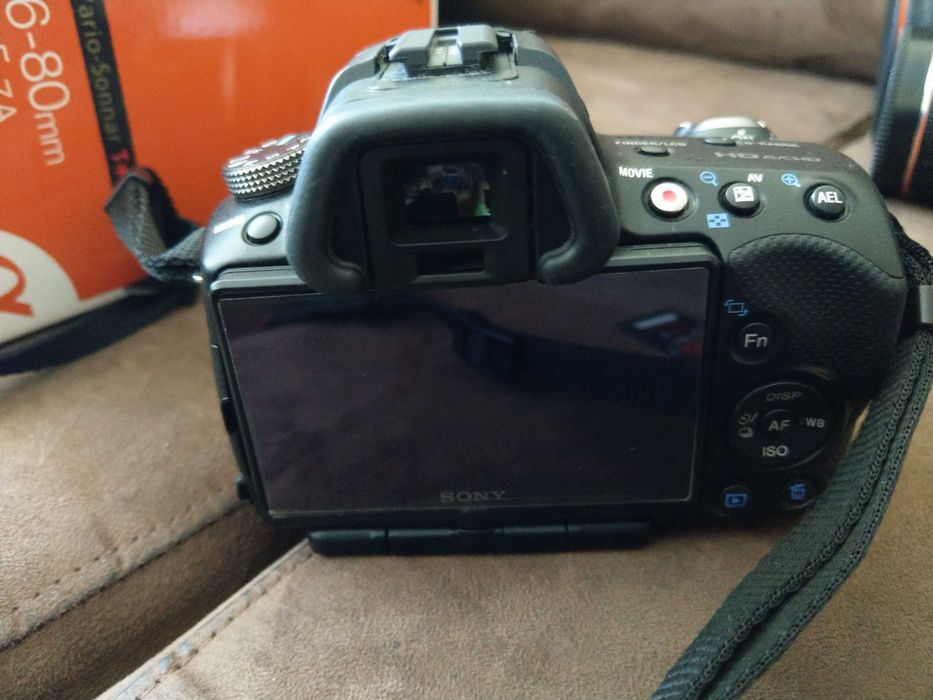 Sony Alfa 55vl zestaw lustrzanka wersja z gps + obiekty carl zeiss