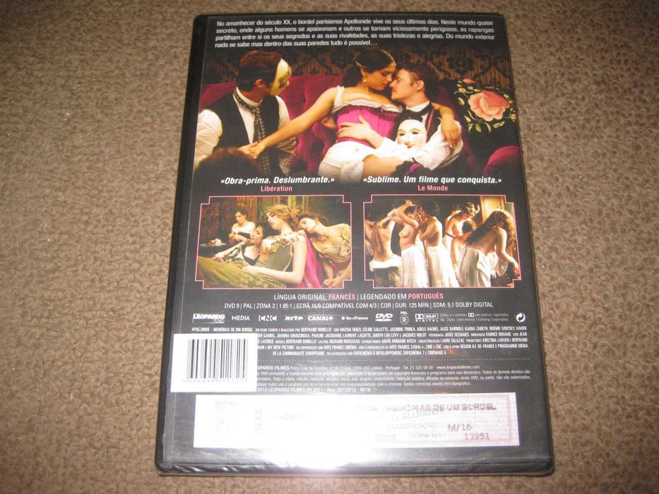 DVD "Apollonide- Memórias de um Bordel" de Bertrand Bonello/Selado!