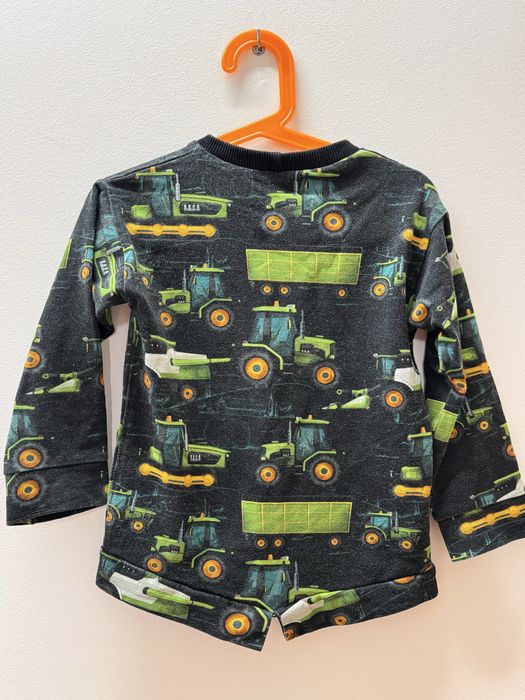 Bluzka bluza dresowa w traktory kombajny Mati Made 98 bawełniana