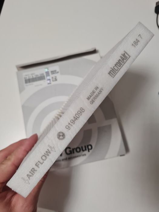 Микрофильтр рецеркуляции воздуха E70,E71,F15,F16 bmw 64319194098