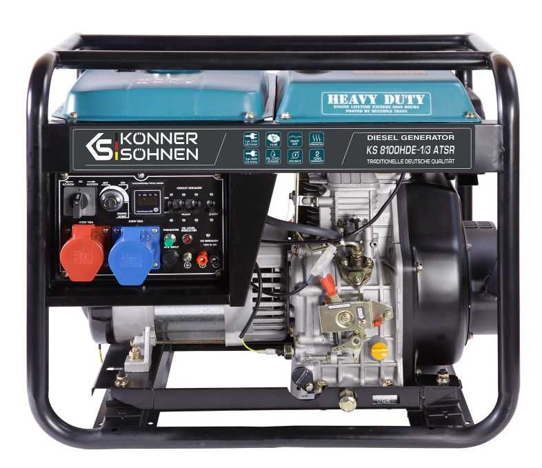 Дизельний генератор «Könner & Söhnen» KS 8100HDE-1/3 ATSR  Новий