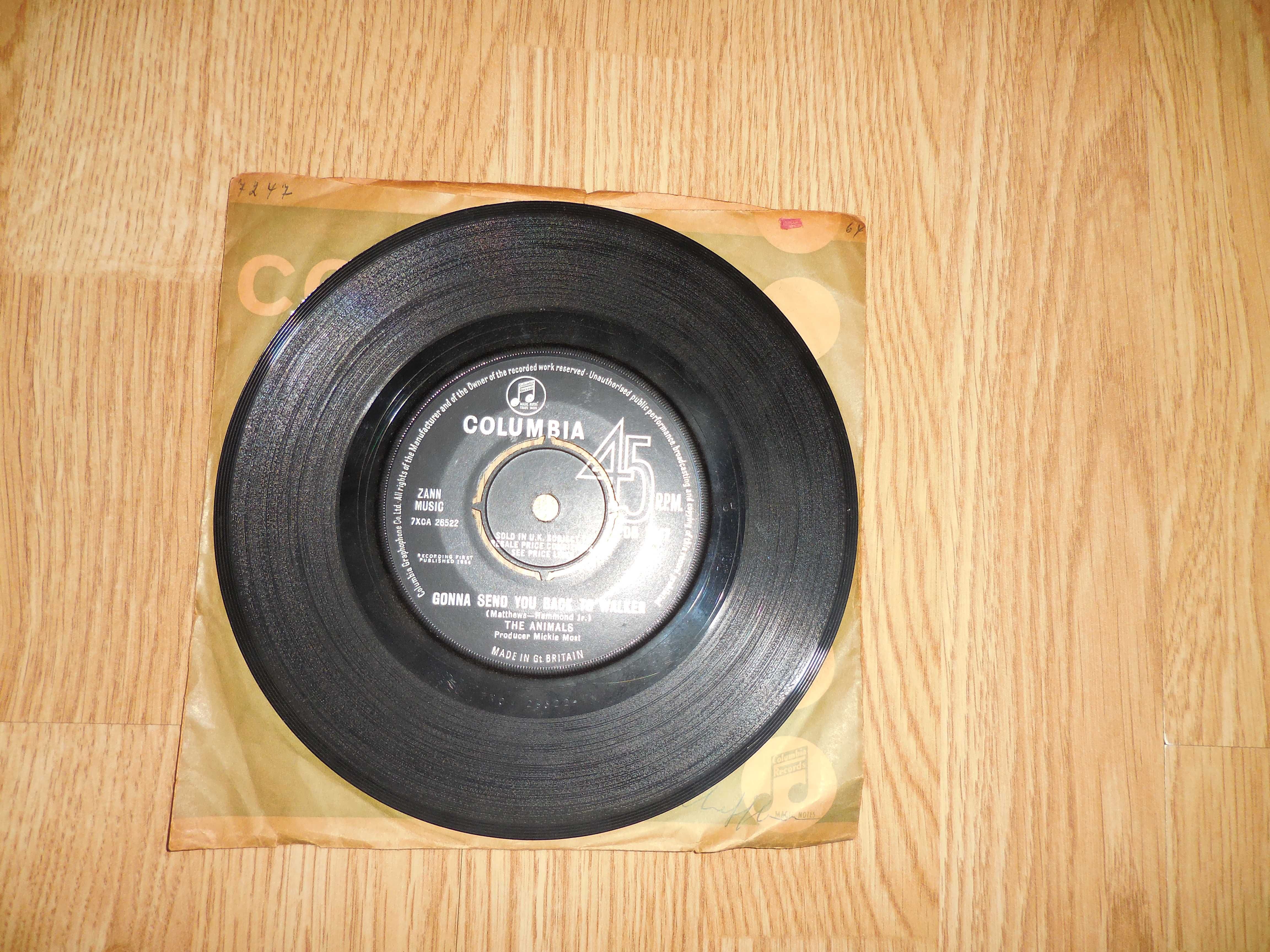 THE ANIMALS 'Baby let me take you home / Gonna send you back to walker