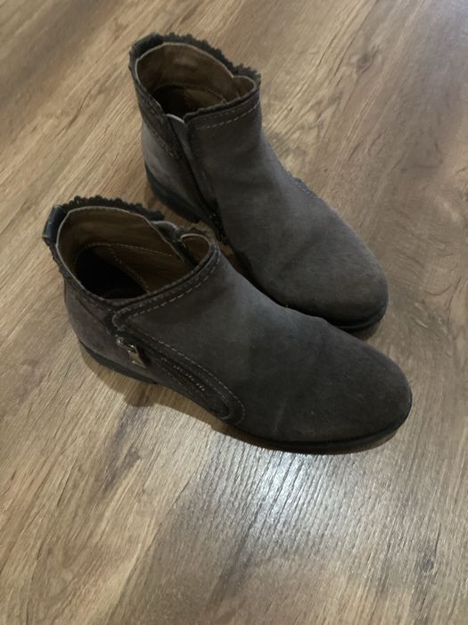 Botins cinza camurça