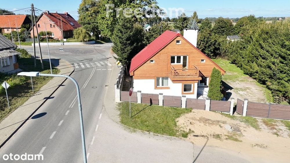 Dom wolnostojący blisko jeziora w Przezmarku.