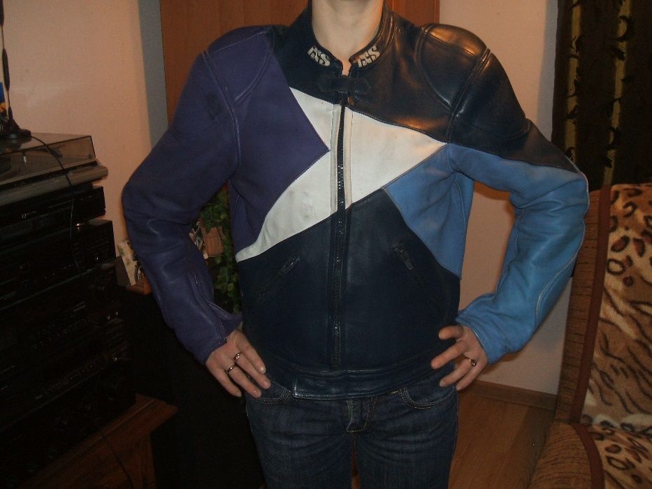 kurtka skórzana niebieska rozmiar s r 1 , r 6