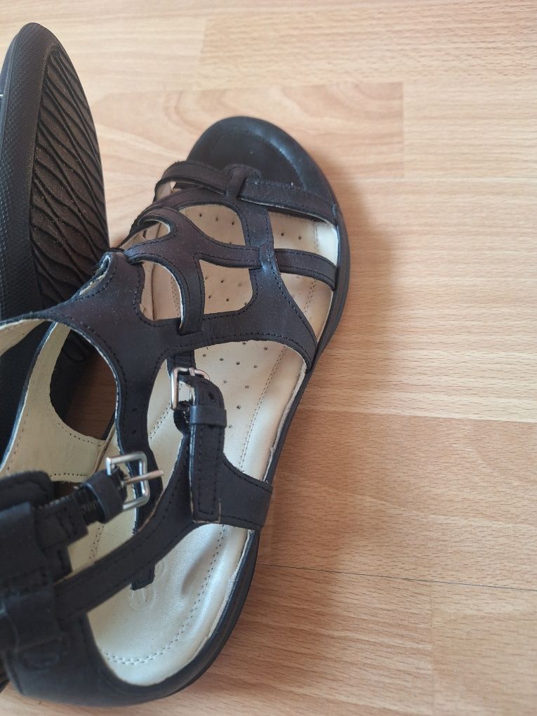 Sandałki skórzane Ecco rozmiar 40