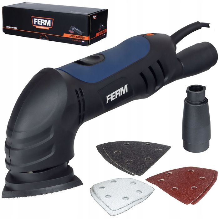 Szlifierka Oscylacyjna Delta 280w Akcesoria - Ferm