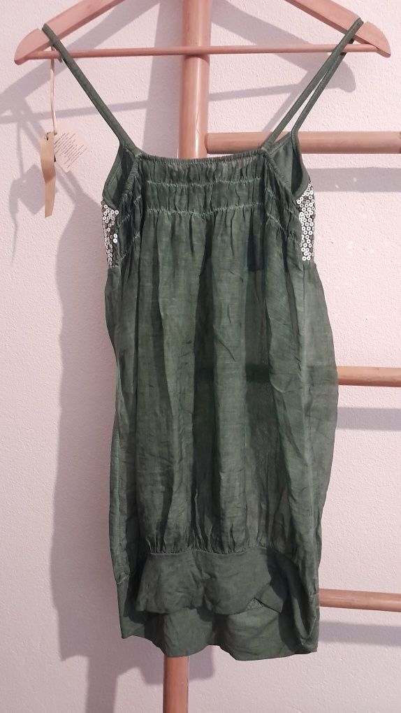 Blusa com missangas Barone (Florença)