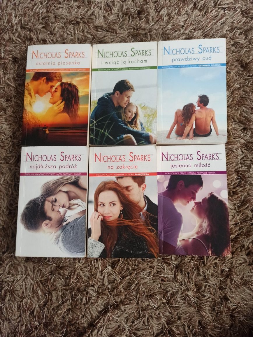 Zestaw książek Nicholasa Sparksa