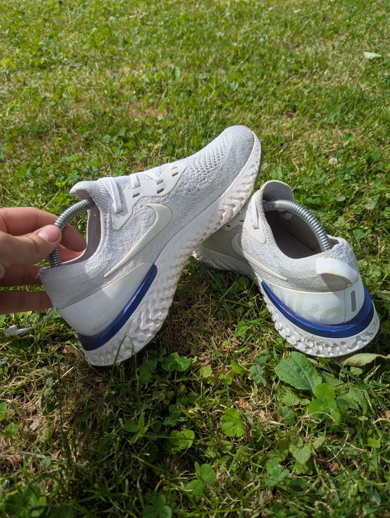 Nike epic react Flyknit White(42р) кросівки кроссовки спорт взуття біл