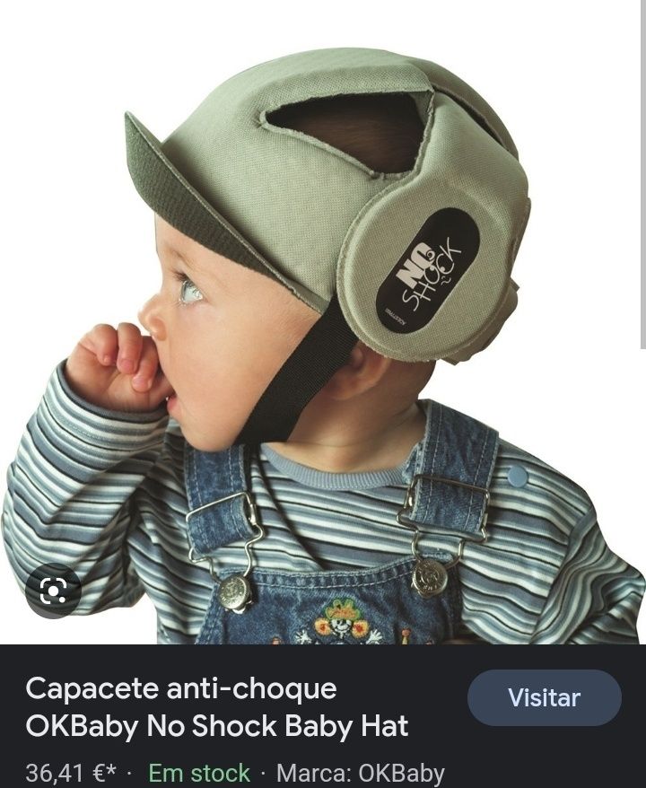 Capacete anti-choque OKBaby No Shock Baby Hat