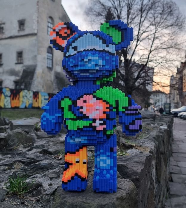 Конструктор,  3Д Ведмідь, 3000 деталі,  Magic block