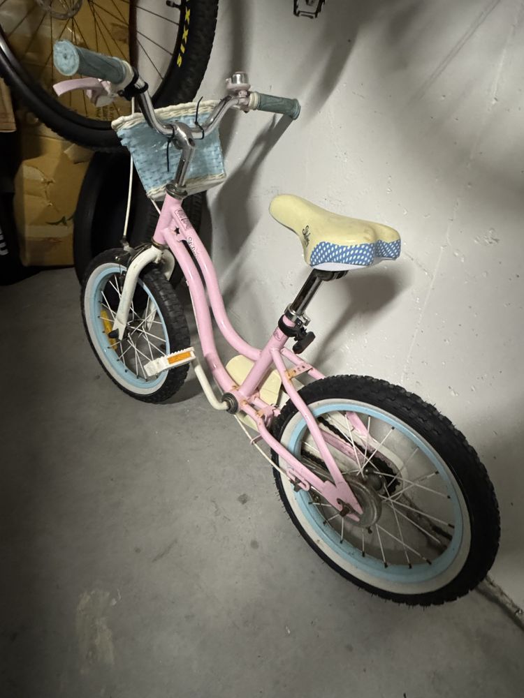 Bicicleta de criança roda 16 Rosa