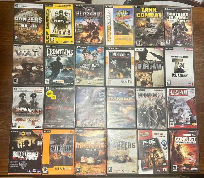 Coleção de Videojogos para PC antigos