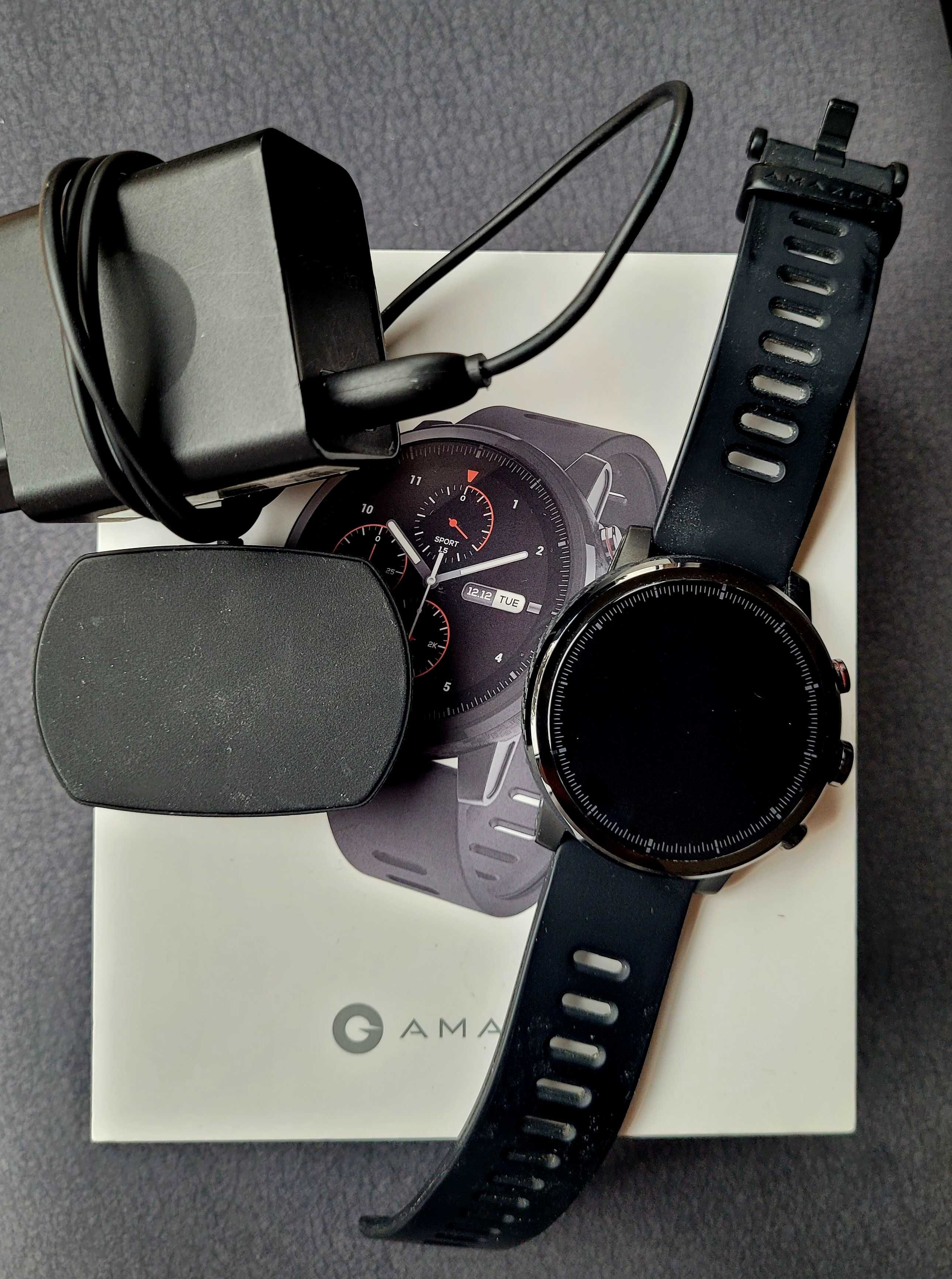 Smartfit Stratos A1619 Smartwatch plus ładowarka i opakowanie