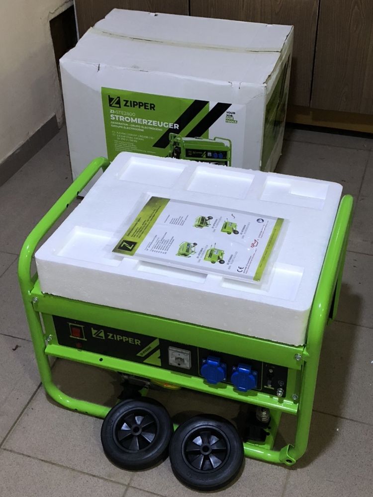 Генератор ZIPPER 2800 Вт ZI-STE2800 + AVR Австрія Новий