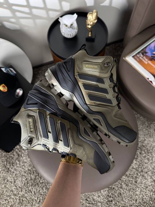 Чоловічі кросівки адідас терекс Adidas Terrex Fur Khaki Black [41-46]