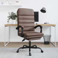 Cadeira escritório massagens reclinável couro artif. - Leva-Me-Contigo